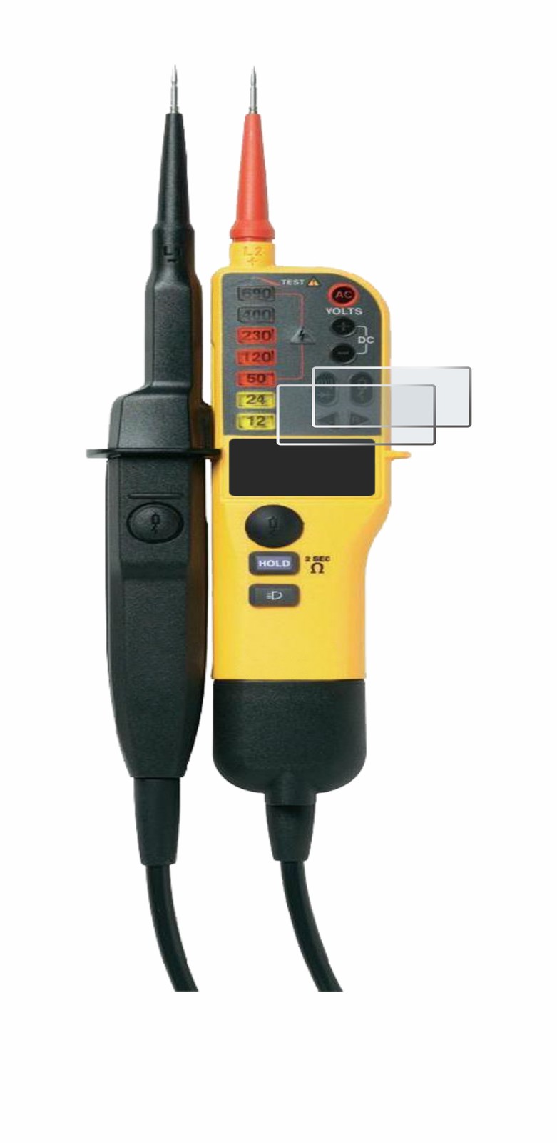 2x Displayschutzfolie matt für Fluke T150 Antireflektierend Bild 4