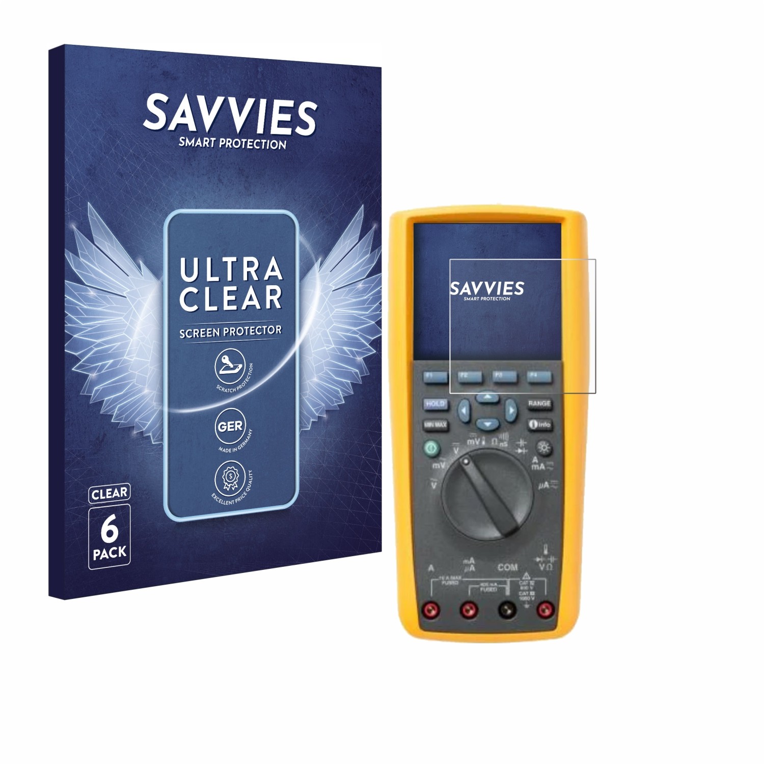 6x Schutzfolie für Fluke 287 Displayschutz Bild 5