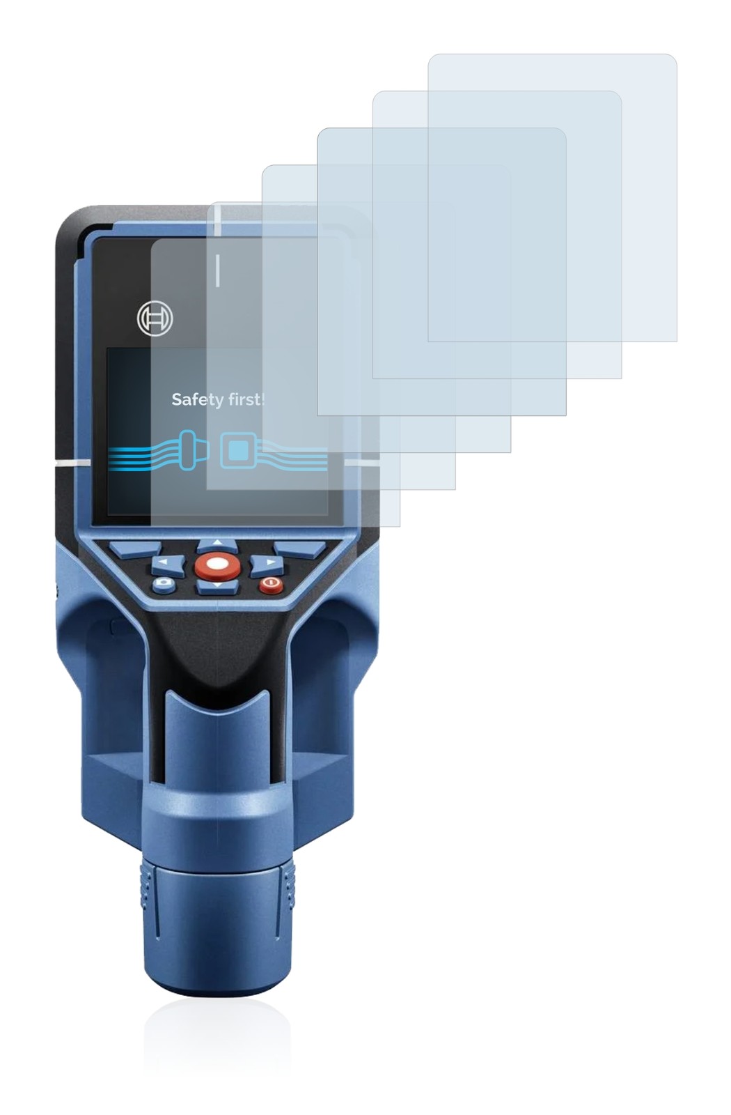 6x Schutzfolie für Bosch D-tect 200 C Wallscanner Displayschutz Bild 8
