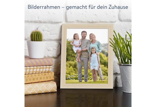 WANDStyle Bilderrahmen H950 aus Massivholz in Natur-Optik 13 x 18 cm im Stil Modern