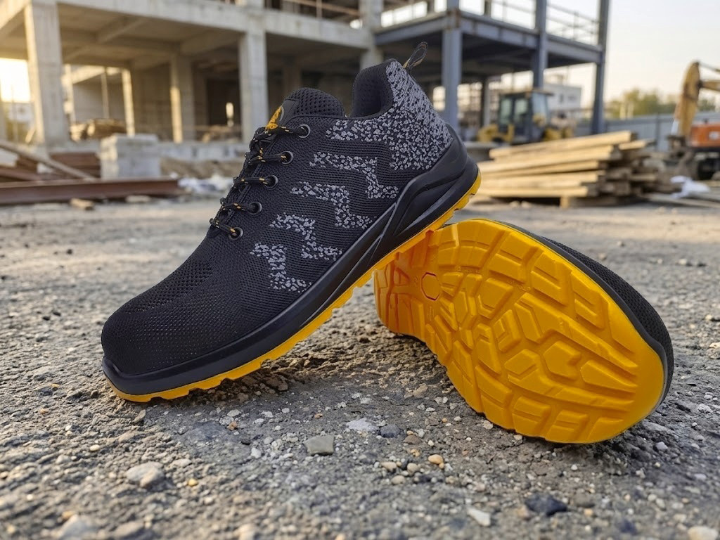 Sicherheitshalbschuh Timo S1 schwarz/orange Bild 2