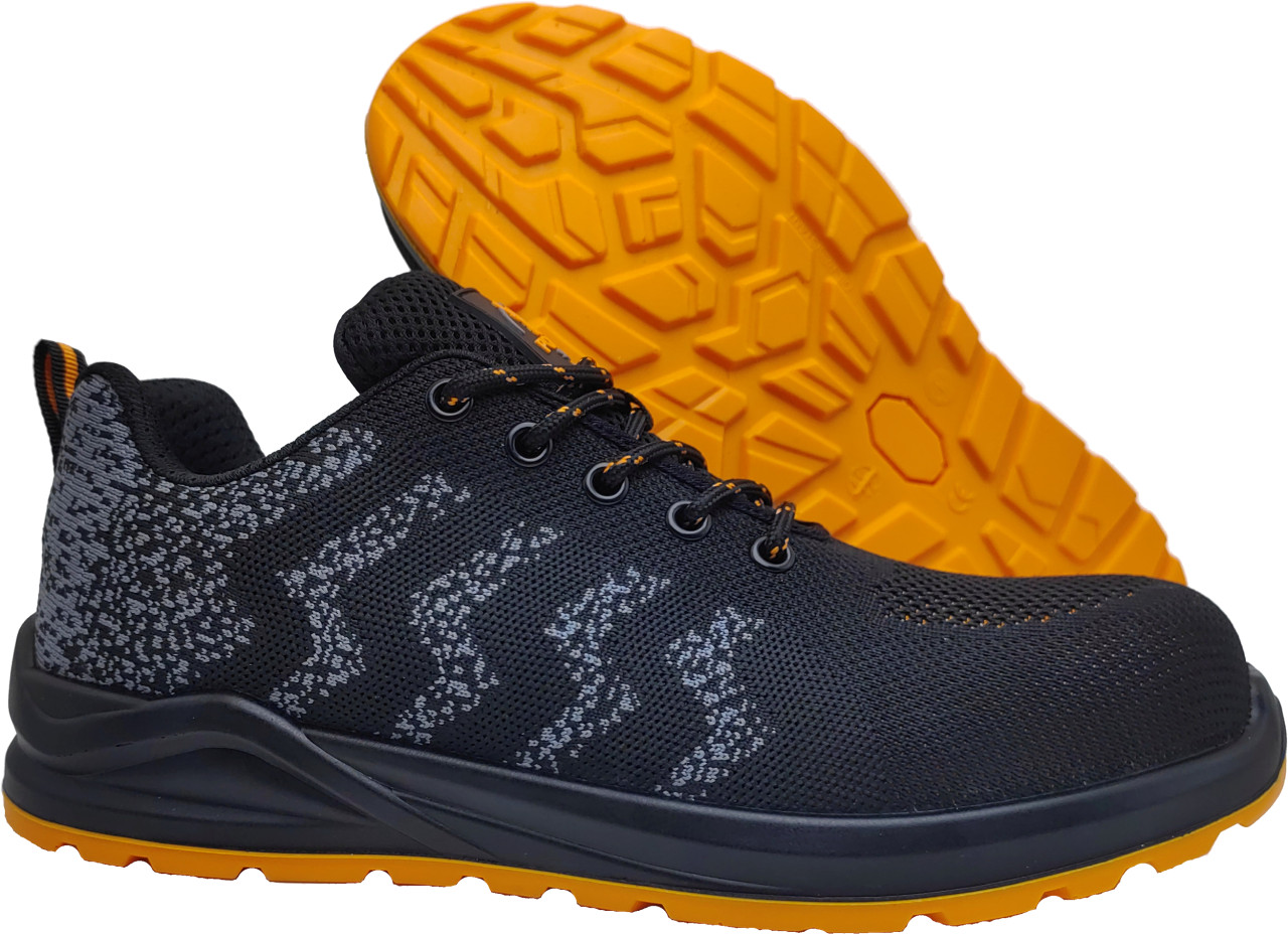 Sicherheitshalbschuh Timo S1 schwarz/orange Bild 4