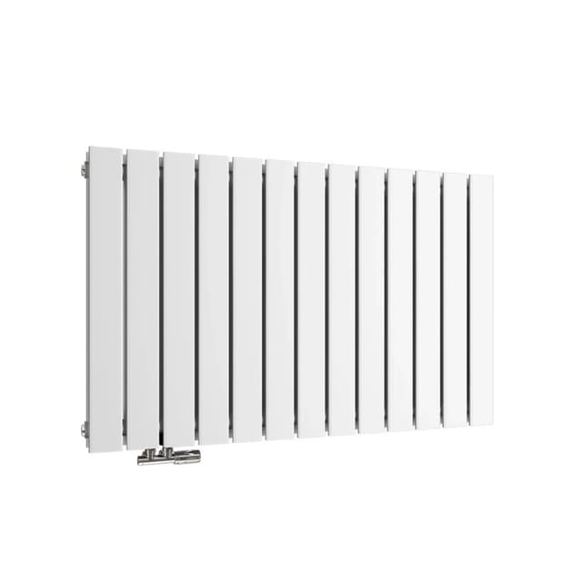 Emke Heizkörper 63x100cm 1343W Waiß Badheizkörper Horizontal Doppellagig Paneelheizkörper
