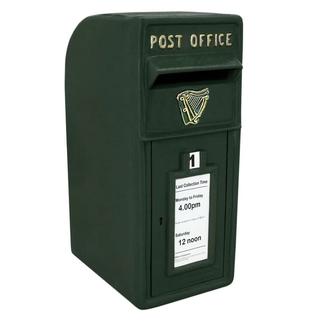 Monstershop Briefkasten im Irischen Stil Grün