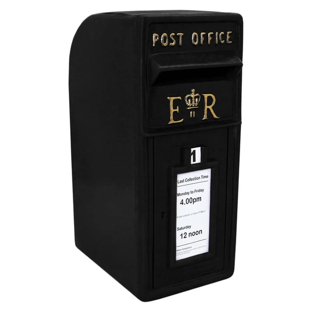 Monstershop Briefkasten im Englischen Stil Schwarz