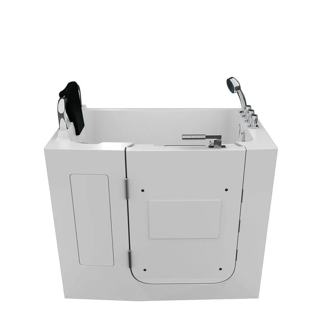 AquaVapore Sitzbadewanne Senioren Wanne Sitzwanne mit Tür S08-TH-B-L 110x68cm