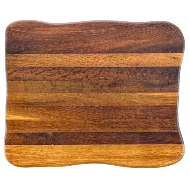 holz4home La Madera Schneidebrett Top aus Eiche Dunkel