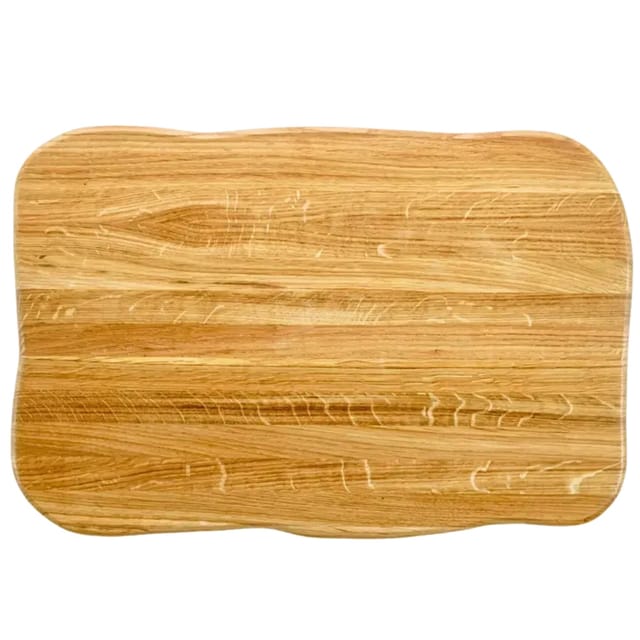 holz4home La Madera Schneidebrett Premium aus Eiche Steakbrett Küchenbrett Hell