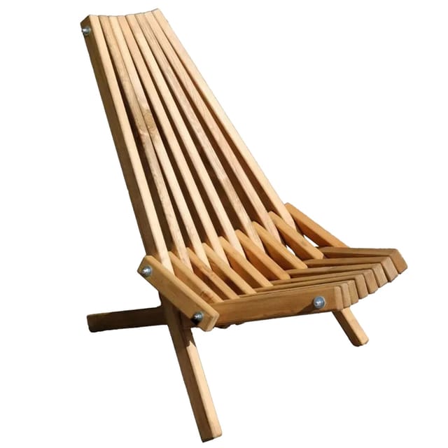 holz4home Skandinavische Gartenmöbel aus Kiefer Liegestuhl