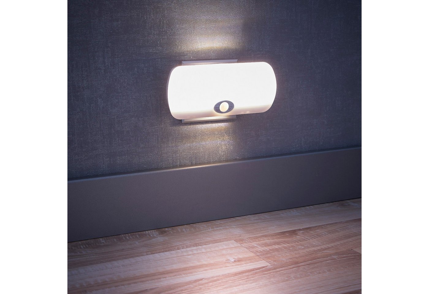 Northpoint LED Nachtlicht Taschenlampe Weiß RGB Induktionsladung mit Hintergrundbeleuchtung