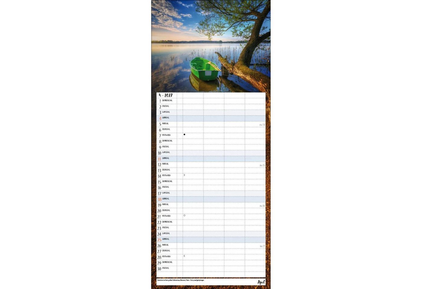 Korsch Verlag Wandkalender Augenblicke der Stille 2027 Bild 3