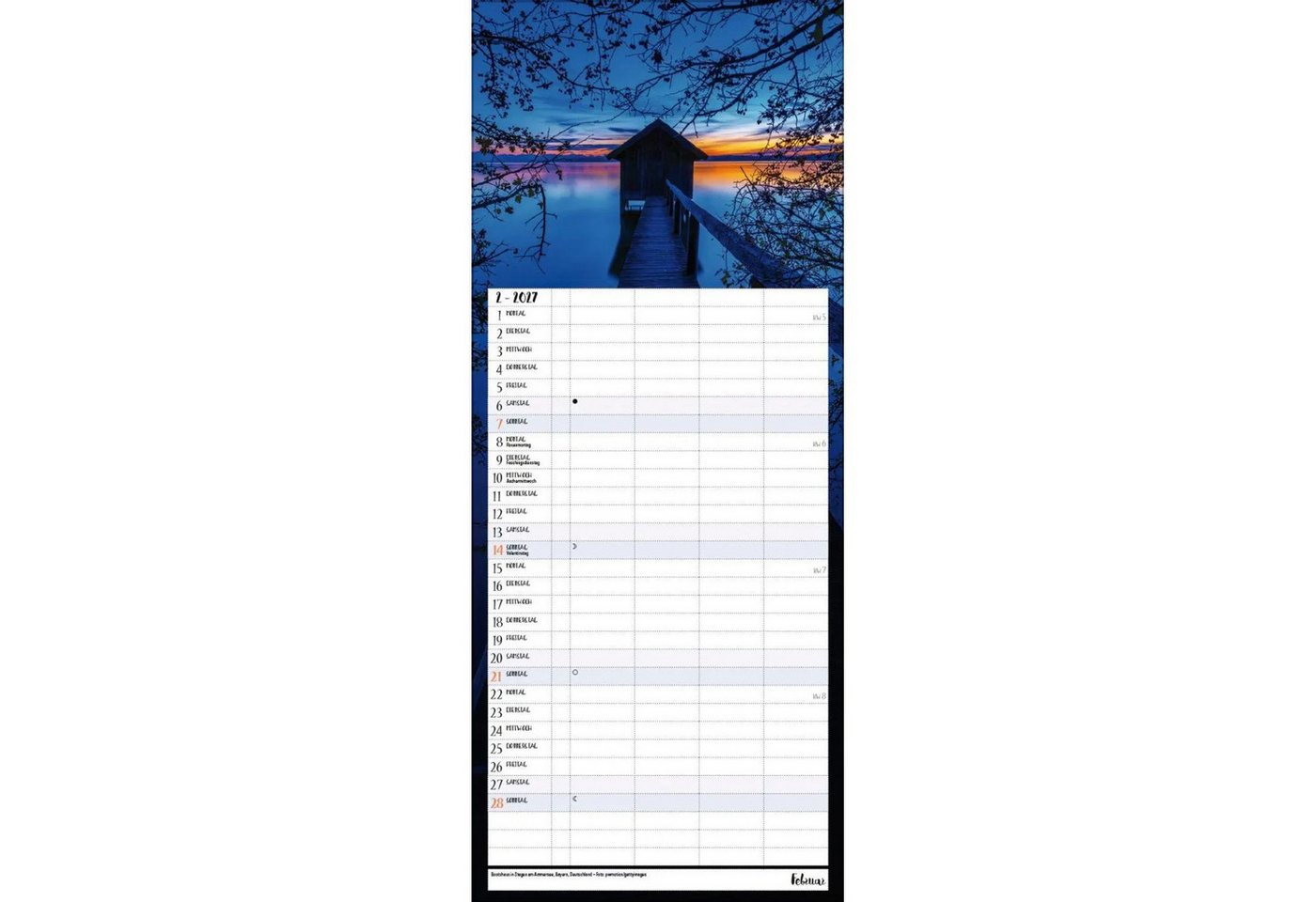 Korsch Verlag Wandkalender Augenblicke der Stille 2027 Bild 4