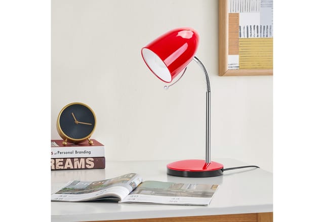 Aigostar Schreibtischlampe Aigostar Retro Kind Tischlampe, E27 (Max 11W), Flexibler Arm