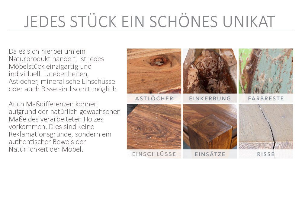riess-ambiente Tischleuchte ORGANIC ARTWORK 63cm creme weiß/natur - Regenbaum-Massivholz, Unikat, Ein-/Ausschalter, ohne Leuchtmittel, Leuchte mit Leinenschirm im Urban Jungle Stil - ideal für Schlafzimmer Bild 2