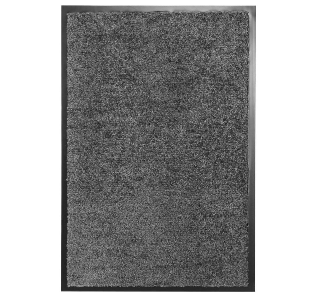 furnicato Fußmatte Innen-/Außen-Anthrazit 60 x 40 cm, Rutschfester Schmutzfang mit Polyamid-Flor und maschinenwaschbar Bild 5