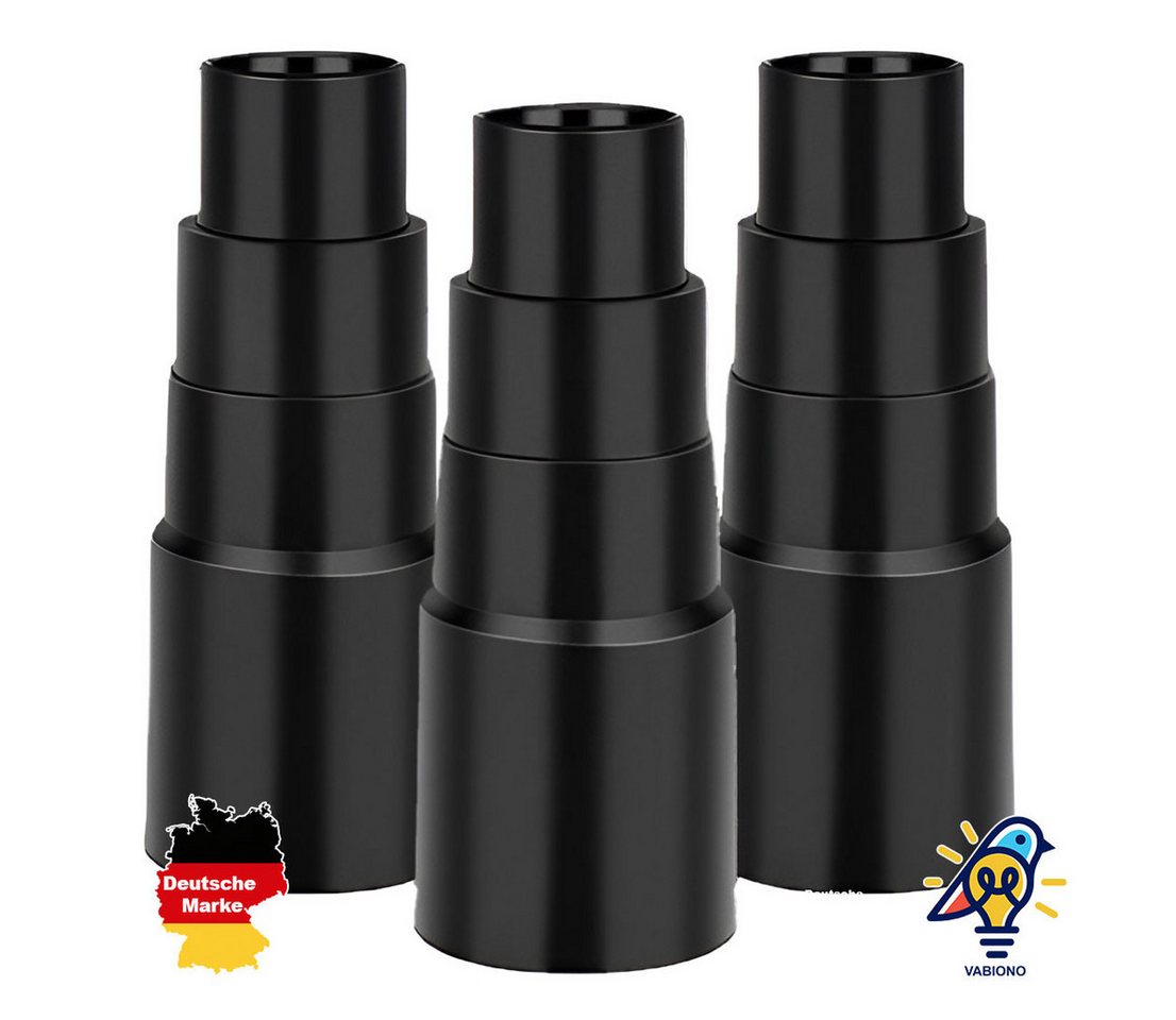 VABIONO Schlauchadapter Reduzierung Muffe Hülse Adapter für Staubabsaugung, (Set, 3er), Kostenloser Versand Bild 5