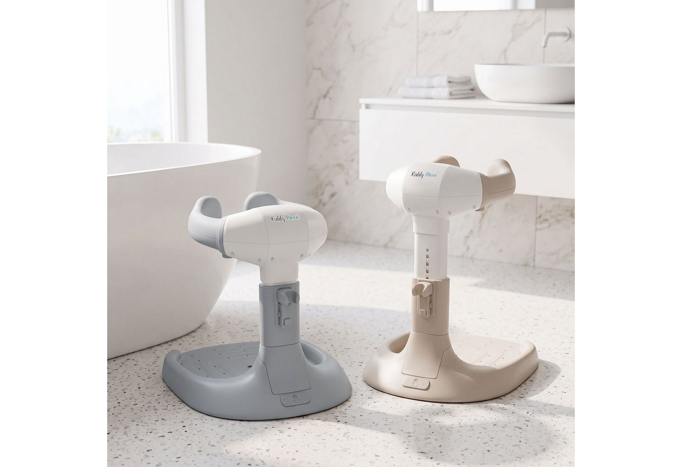 KiddyMoon Babybadewanne B1, Höhenverstellbar Faltbare Konstruktion Bild 2