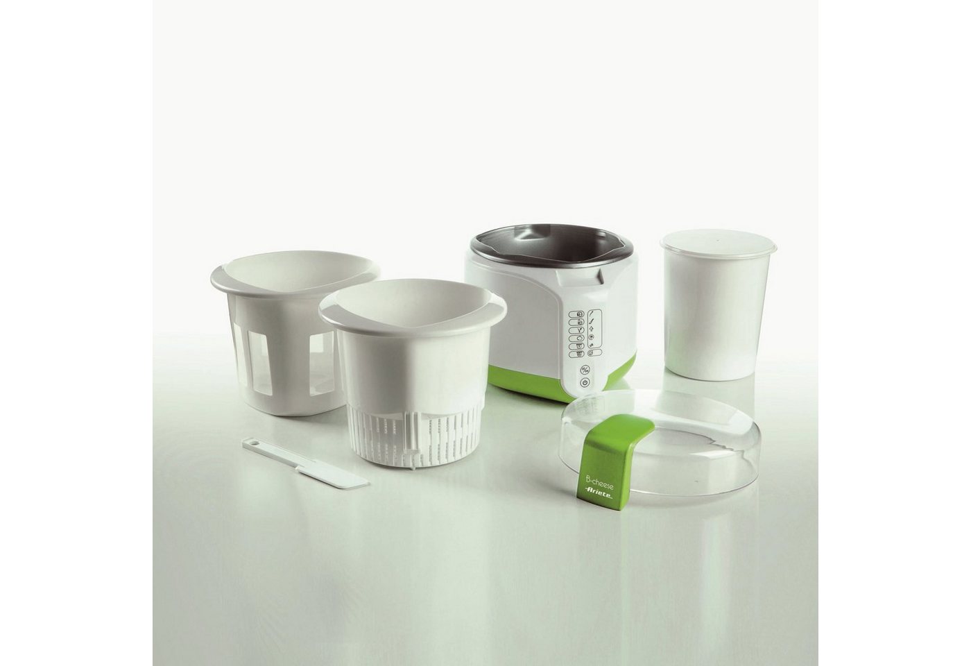 Ariete Joghurtbereiter B-cheese 615, 2 Portionsbehälter, je 400 ml, 2 Portionsbehälter, je 400 ml, auch für vegane Joghurt- und Käsezubereitung geeignet
