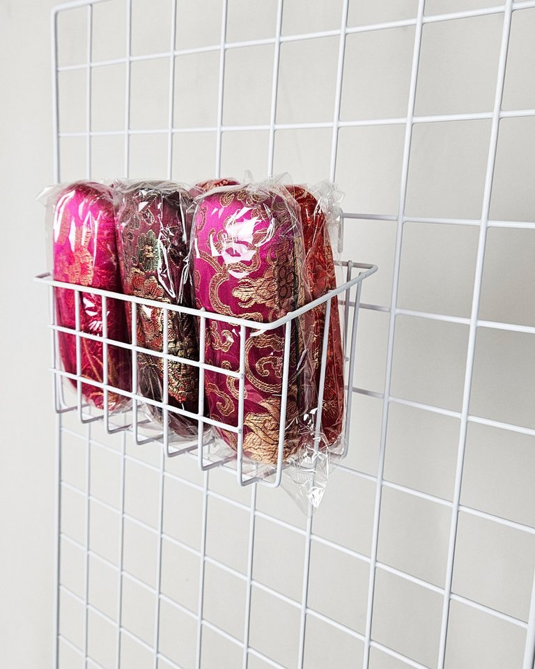 Yudu Trenngitter 3 Stück Haken Hängekorb für Wandgitter Gitter Ladenbaugitter Bild 4