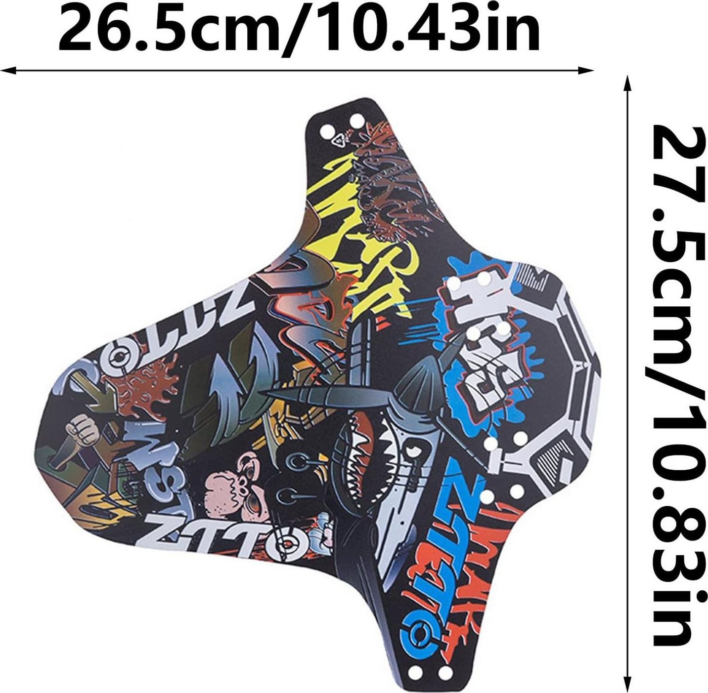 FELIXLEO Fahrrad-Schmutzfänger Langlebiges Material ist reißfest und ideal für jedes Wetter jetzt, 1-tlg.