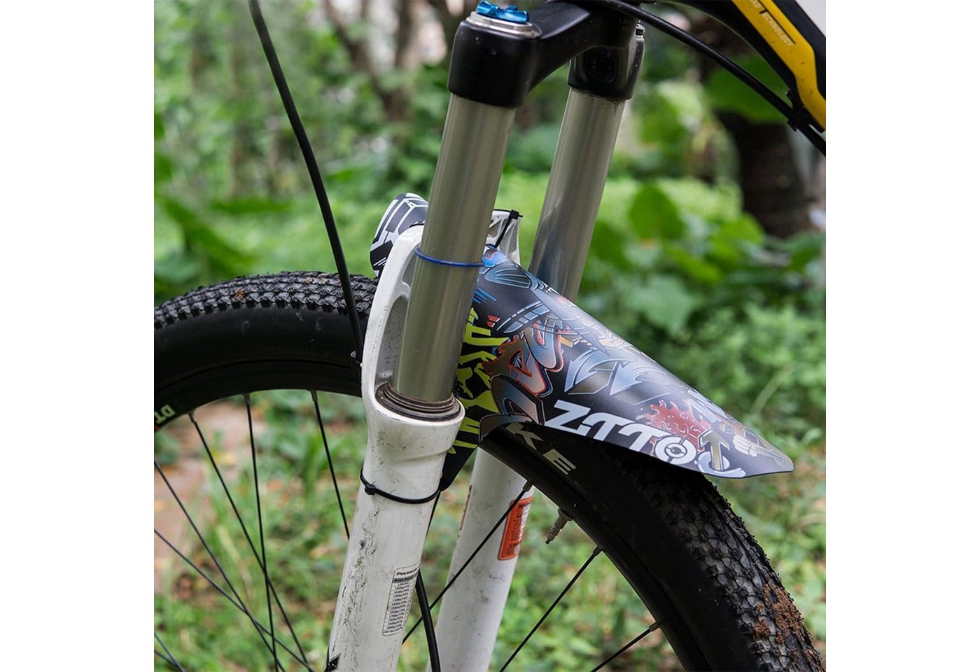 FELIXLEO Fahrrad-Schmutzfänger Langlebiges Material ist reißfest und ideal für jedes Wetter jetzt, 1-tlg. Bild 3
