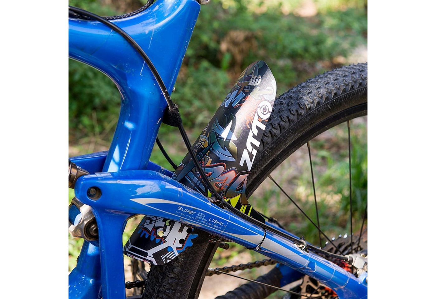 FELIXLEO Fahrrad-Schmutzfänger Langlebiges Material ist reißfest und ideal für jedes Wetter jetzt, 1-tlg. Bild 5
