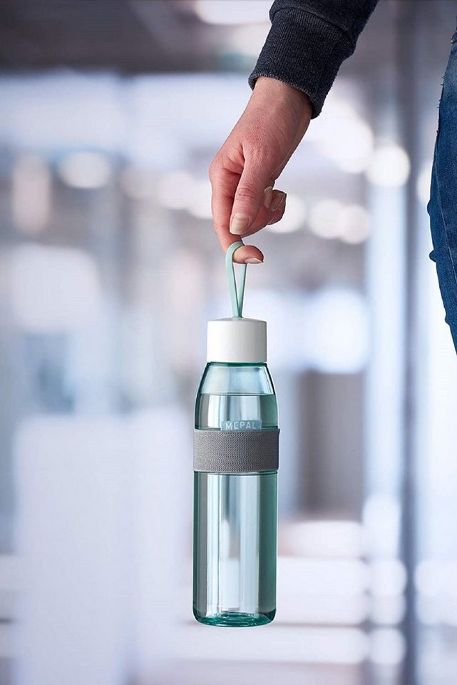 Mepal Trinkflasche Trinkflasche 500 ml für Sport und Freizeit in Vivid Blue, Ellipse Design, auslaufsicher
