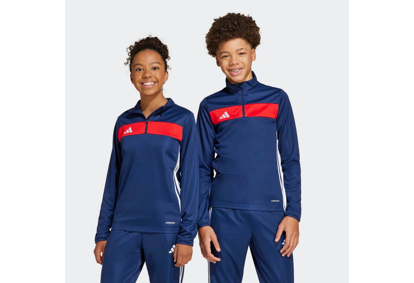 adidas Performance Trainingsshirt TIRO 25 ESSENTIALS KIDS TRAININGSOBERTEIL für Kinder, mit Reißverschluss, ohne Ausschnitt Bild 4