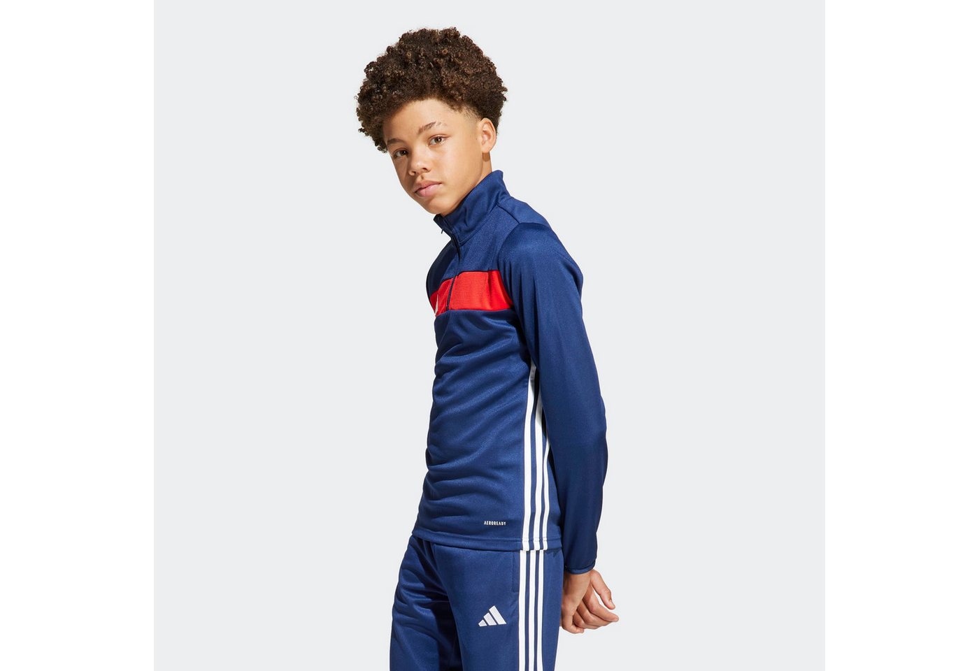 adidas Performance Trainingsshirt TIRO 25 ESSENTIALS KIDS TRAININGSOBERTEIL für Kinder, mit Reißverschluss, ohne Ausschnitt Bild 5