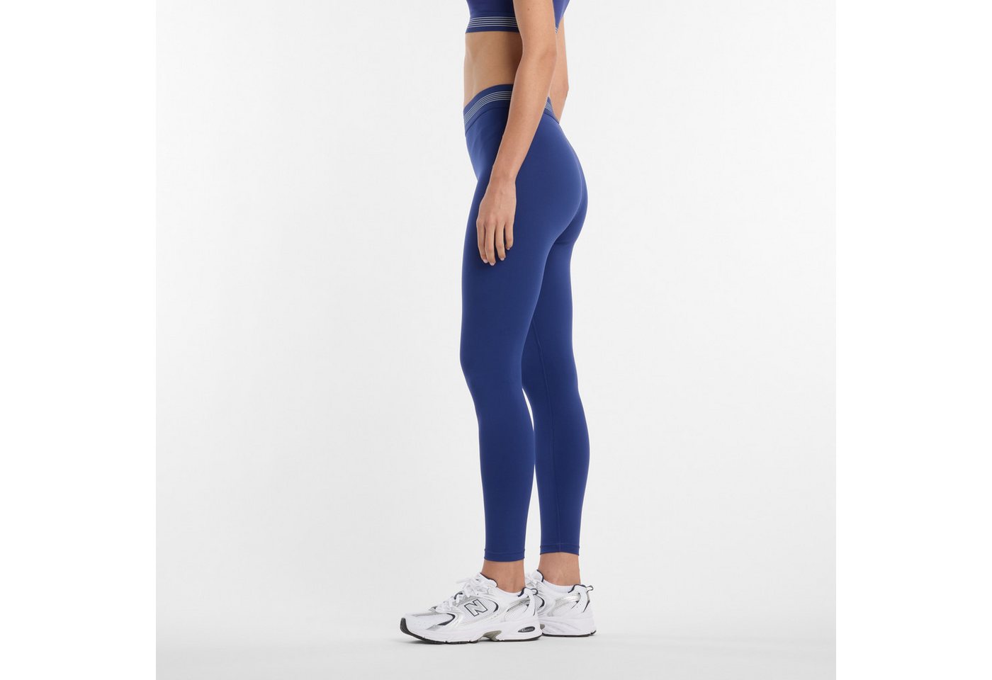 New Balance Funktionstights schnelltrocknend, elastischer Materialmix, aus Polyester und Elasthan