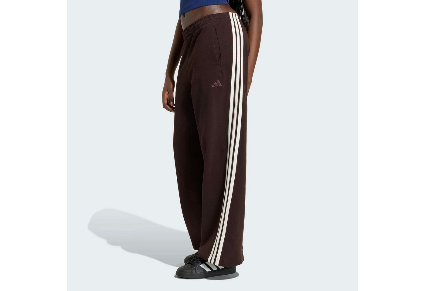 adidas Sportswear Sporthose ADIDAS KIT 3-STREIFEN, WEIT GESCHNITTEN ohne Verschluss, aus Baumwolle Bild 2