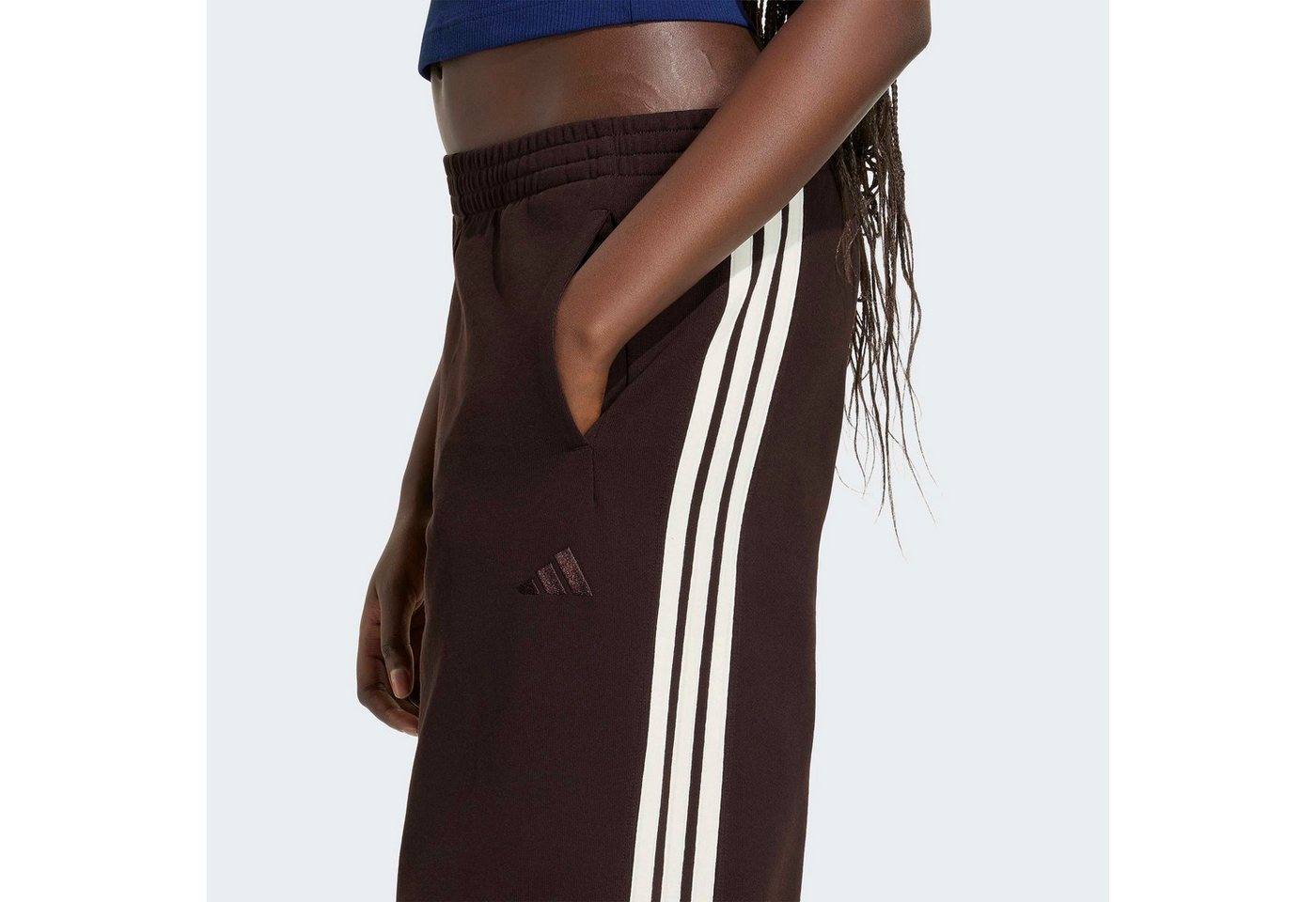 adidas Sportswear Sporthose ADIDAS KIT 3-STREIFEN, WEIT GESCHNITTEN ohne Verschluss, aus Baumwolle Bild 3