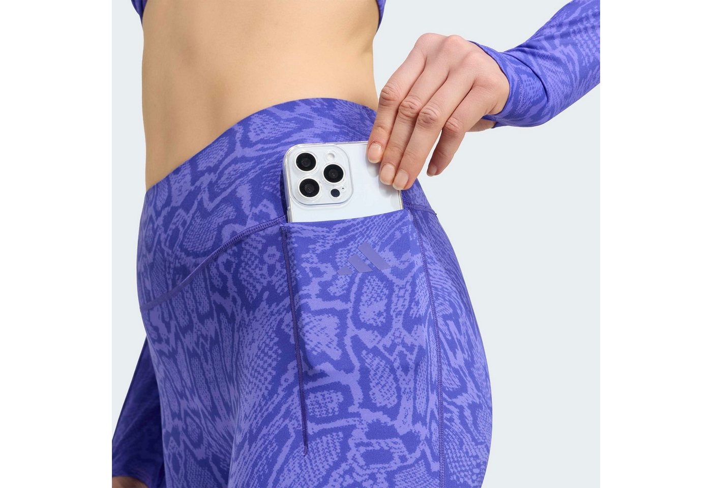adidas Performance Trainingstights OPTIME PRIMELIFT 7/8-LEGGINGS, SCHLANGENPRINT Bild 3