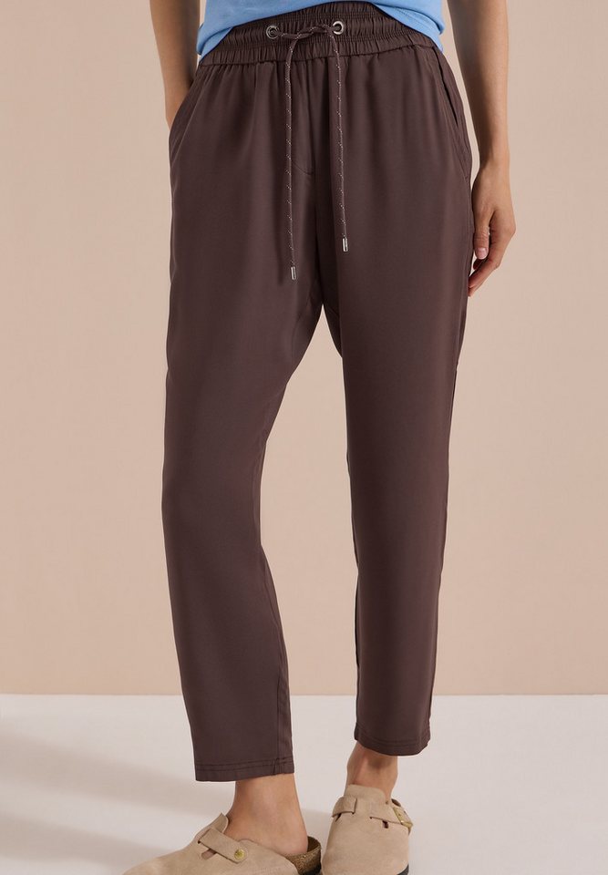 CECIL Jogger Pants Style Chelsea aus Viskose, atmungsaktiv, Loose Fit, schmale Beinform Bild 4