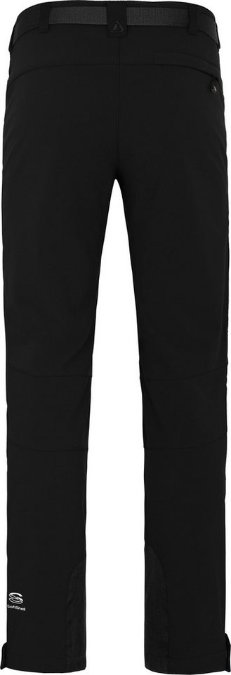 Bergson Outdoorhose ONETREE Herren Winter Softshellhose, winddicht, mit warmem Innenfleece, Kurzg Bild 3