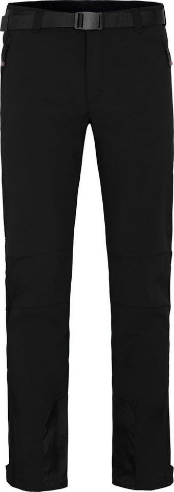Bergson Outdoorhose ONETREE Herren Winter Softshellhose, winddicht, mit warmem Innenfleece, Kurzg Bild 4