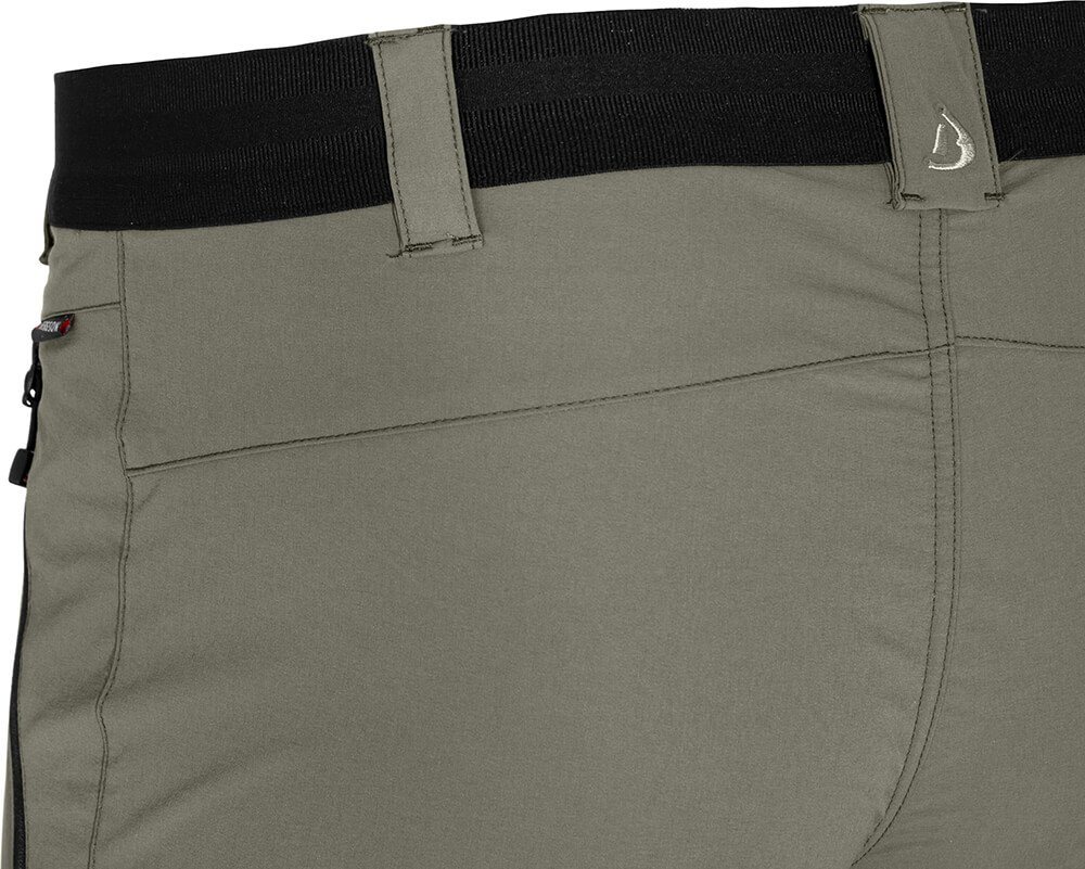 Bergson Outdoorhose ARRESÖ COMFORT (slim) Herren Wanderhose, leicht, strapazierfähig, Normalgrößen, grau/grün Bild 3