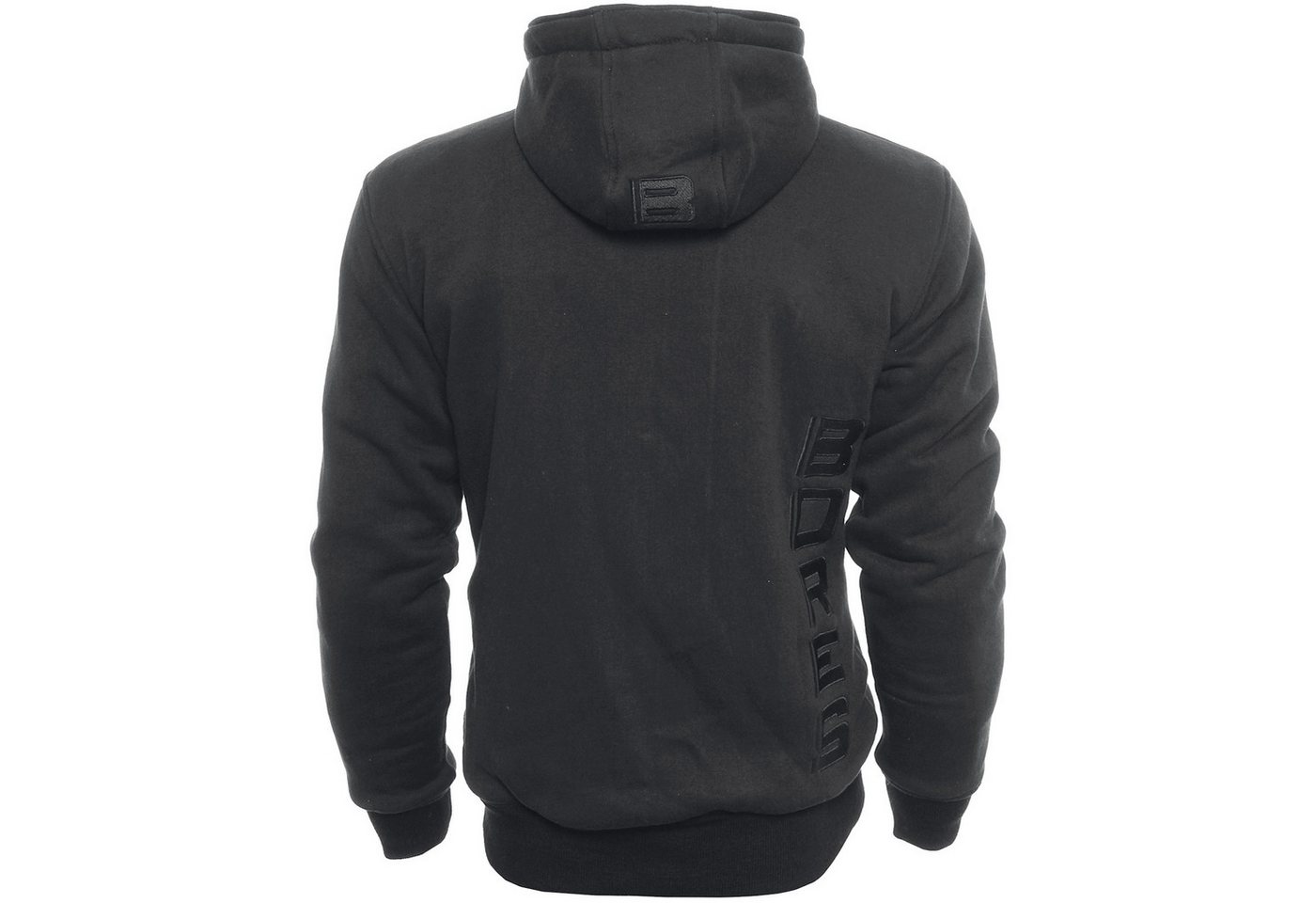 Bores Motorradjacke Bores Safety 3 Baumwoll-Hoodie schwarz motorradjacke herren