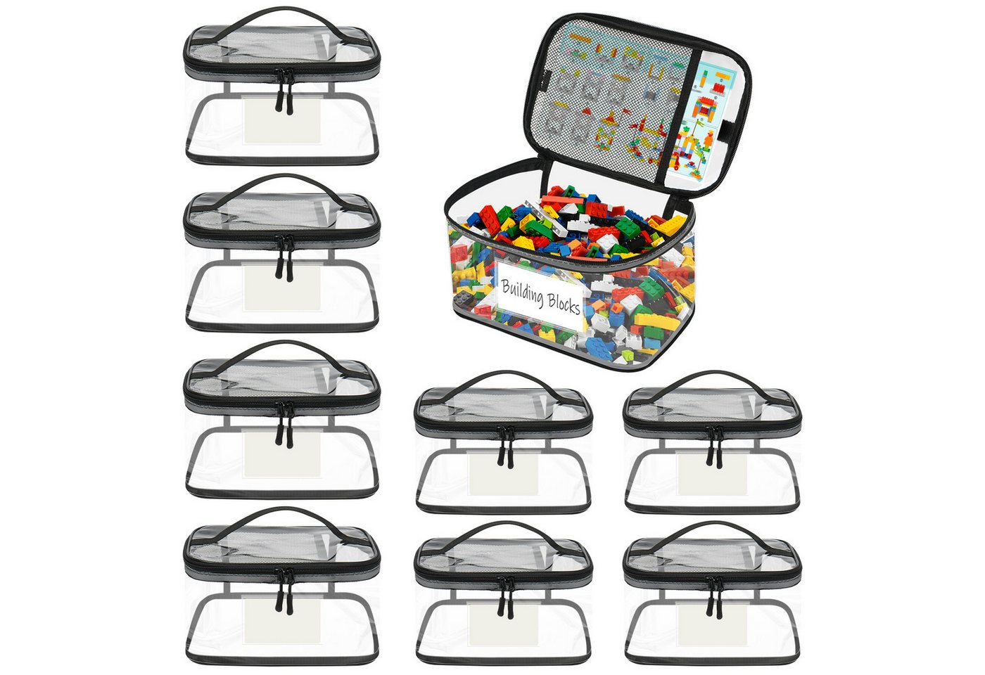 OSTWOLKE Aufbewahrungstasche Spielzeug-Aufbewahrungstaschen Spielzeug-Beutel Spielzeugsack (8-tlg) Bild 5
