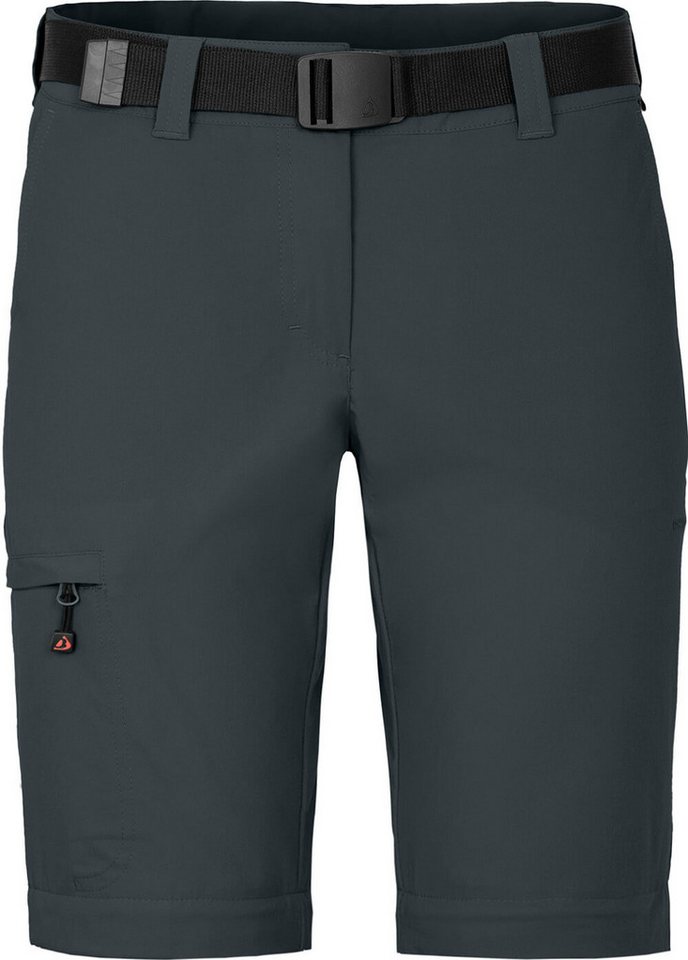 Bergson Outdoorhose BENNETT Zipp-Off (slim) Damen Wanderhose, vielseitig, pflegeleicht, Langgrößen, dunkel grau Bild 3