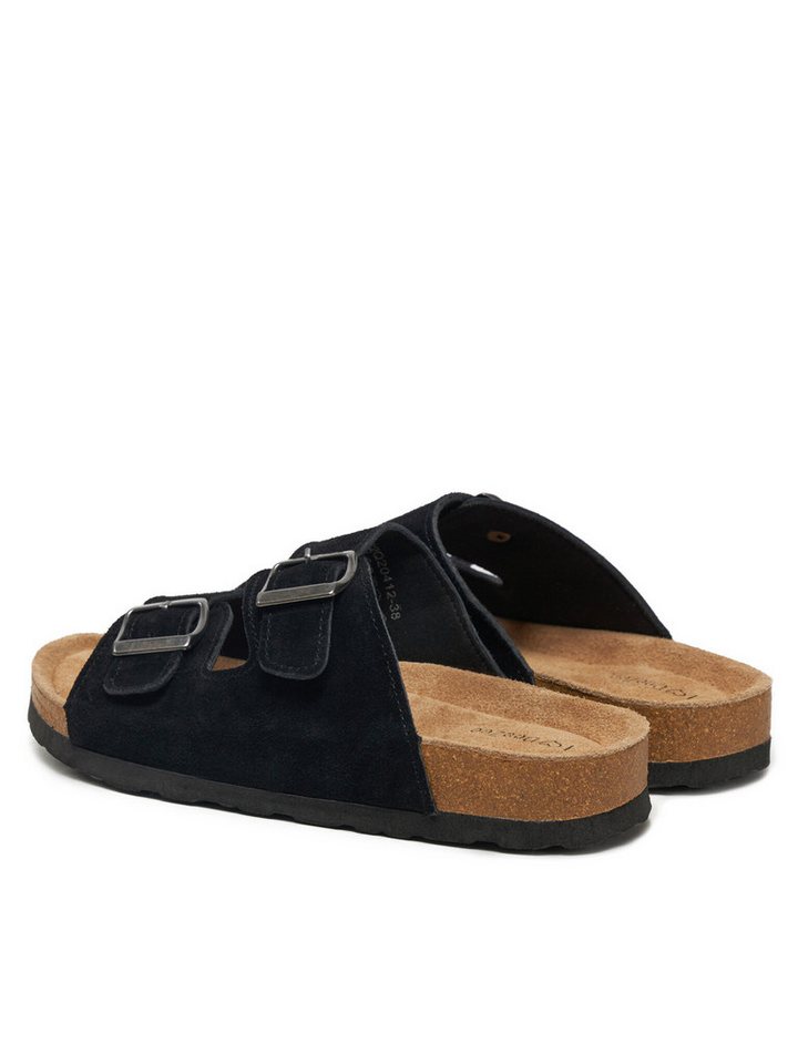 DeeZee Deezee Damen-Flip-Flops Schwarze W22Q20412 Badepantolette