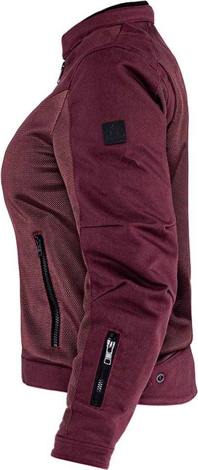 John Doe Motorradjacke Aero Mesh perforierte Damen Motorrad Textiljacke Ellenbogenprotektoren enthalten,perforiert,Schulterprotektoren en Bild 2