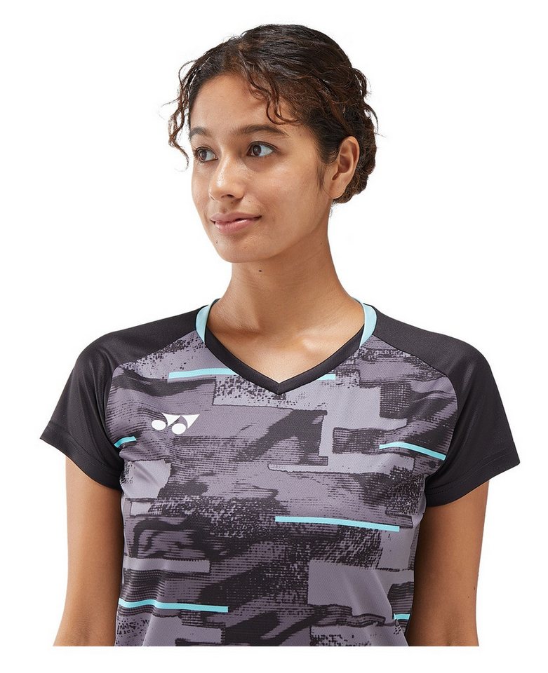 Yonex Trainingsshirt Crew Neck Club Team YW0034 (100% Polyester) schwarz Damen Bild 2