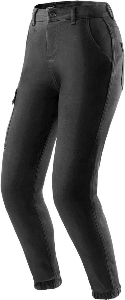 Rebelhorn Motorradhose Faster Damen Motorrad Jeans Verbindungsreißverschluss,Hüftprotektoren enthalten,Knieprotektor