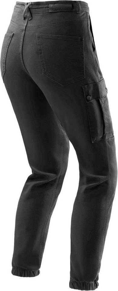 Rebelhorn Motorradhose Faster Damen Motorrad Jeans Verbindungsreißverschluss,Hüftprotektoren enthalten,Knieprotektor Bild 5