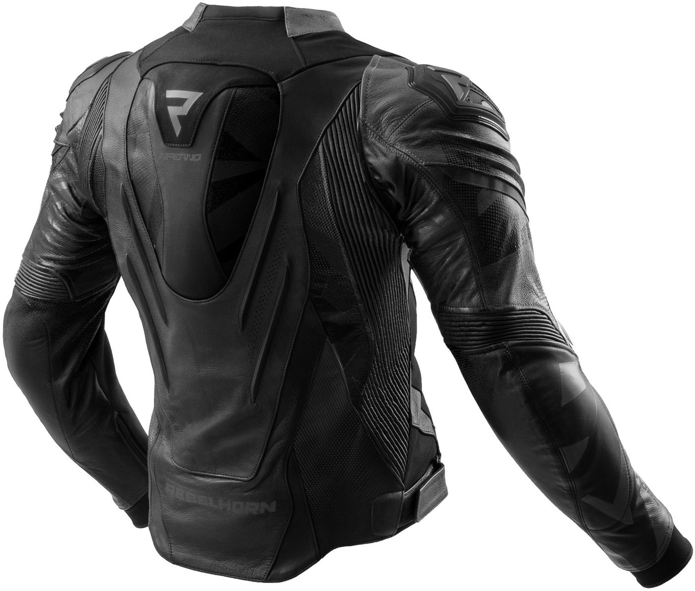 Rebelhorn Motorradjacke Inferno Motorrad Lederjacke Rückenprotektor enthalten,Verbindungsreißverschluss,Ellenbogenpro