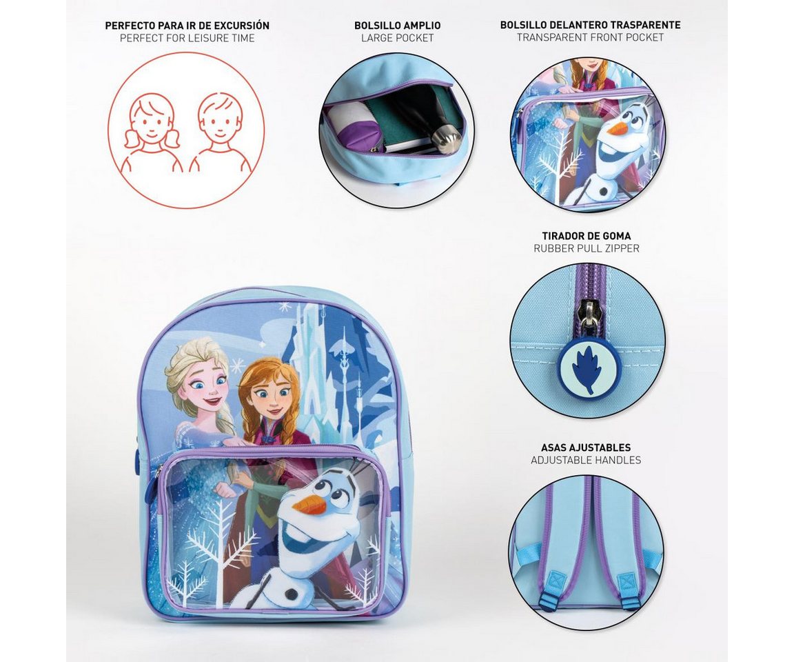 Frozen Kinderrucksack Disney Eiskönigin Anna und Elsa Kinderrucksack, mit Olaf (Eiskönigin) Bild 5