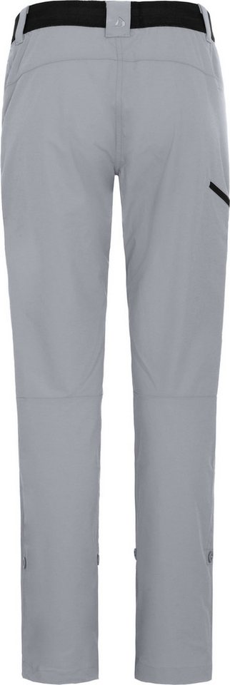 Bergson Outdoorhose VIDAA COMFORT Damen Wanderhose, leicht, elastisch, Kurzgrößen, hellgrau Bild 2