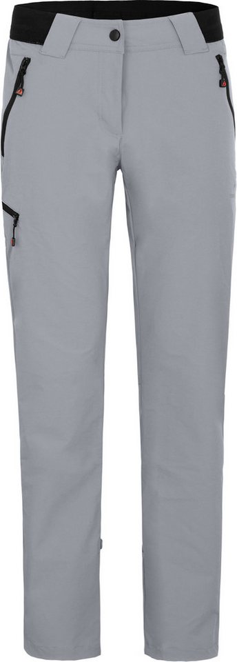 Bergson Outdoorhose VIDAA COMFORT Damen Wanderhose, leicht, elastisch, Kurzgrößen, hellgrau Bild 3