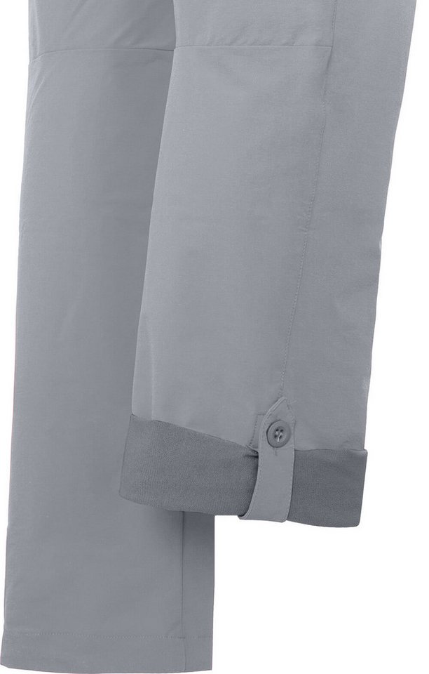 Bergson Outdoorhose VIDAA COMFORT Damen Wanderhose, leicht, elastisch, Kurzgrößen, hellgrau Bild 5